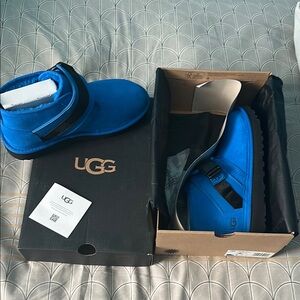 UGG Blue Classic Boots Vibrant Suede Design